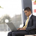 Banker Monitoring Financial Market