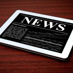 News On Digital Tablet.