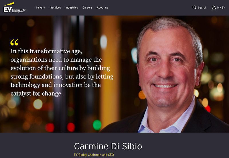 Carmine Di Sibio EY Global Chairman CEO