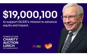 Power Of One Charity Auction Lunch Warren Buffett GLIDE EBay 300x194