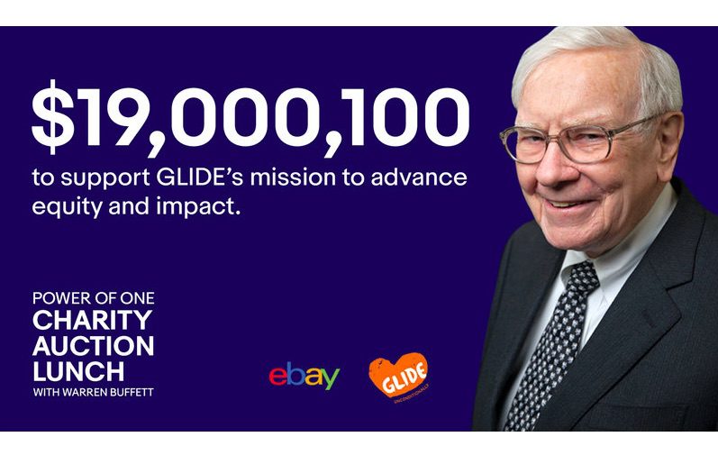 Power Of One Charity Auction Lunch Warren Buffett GLIDE EBay