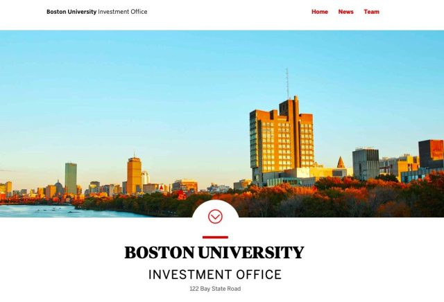 Boston University Investment Office
