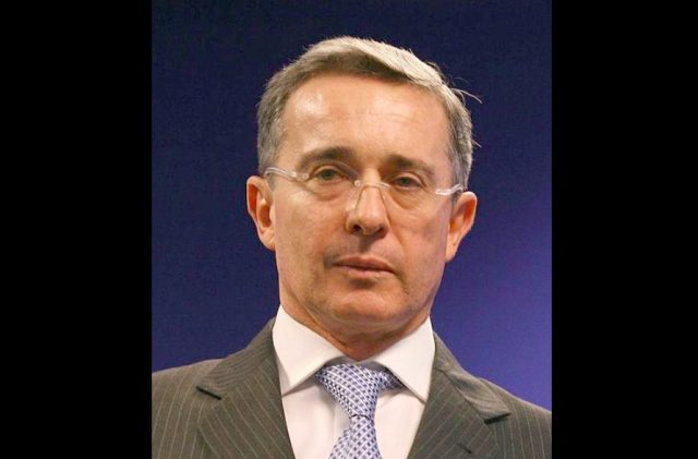 Colombia President Alvaro Uribe