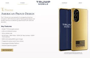 United States 47th President & Billionaire Donald Trump Starts Shipping $499 Gold Smartphone (Trump Mobile T1) Trump Mobile T1