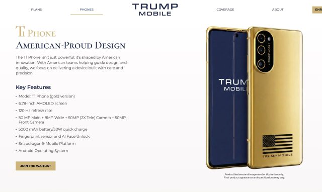 Trump Mobile T1